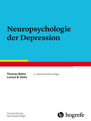 cover image of Neuropsychologie der Depression
